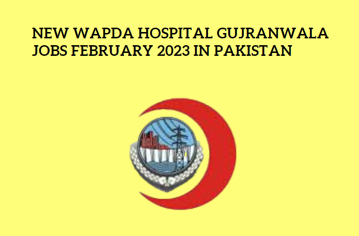 New Wapda Hospital Gujranwala Jobs In Pakistan